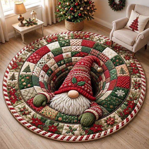 🎄🎄🎄 3D Illusion Holiday Rug