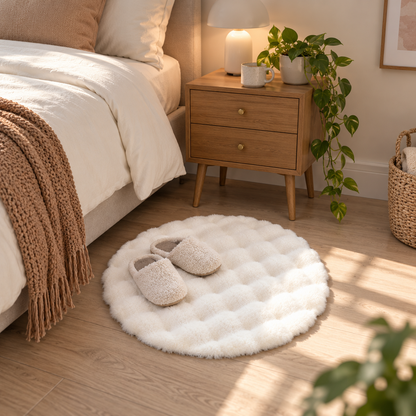Round Plush Rug