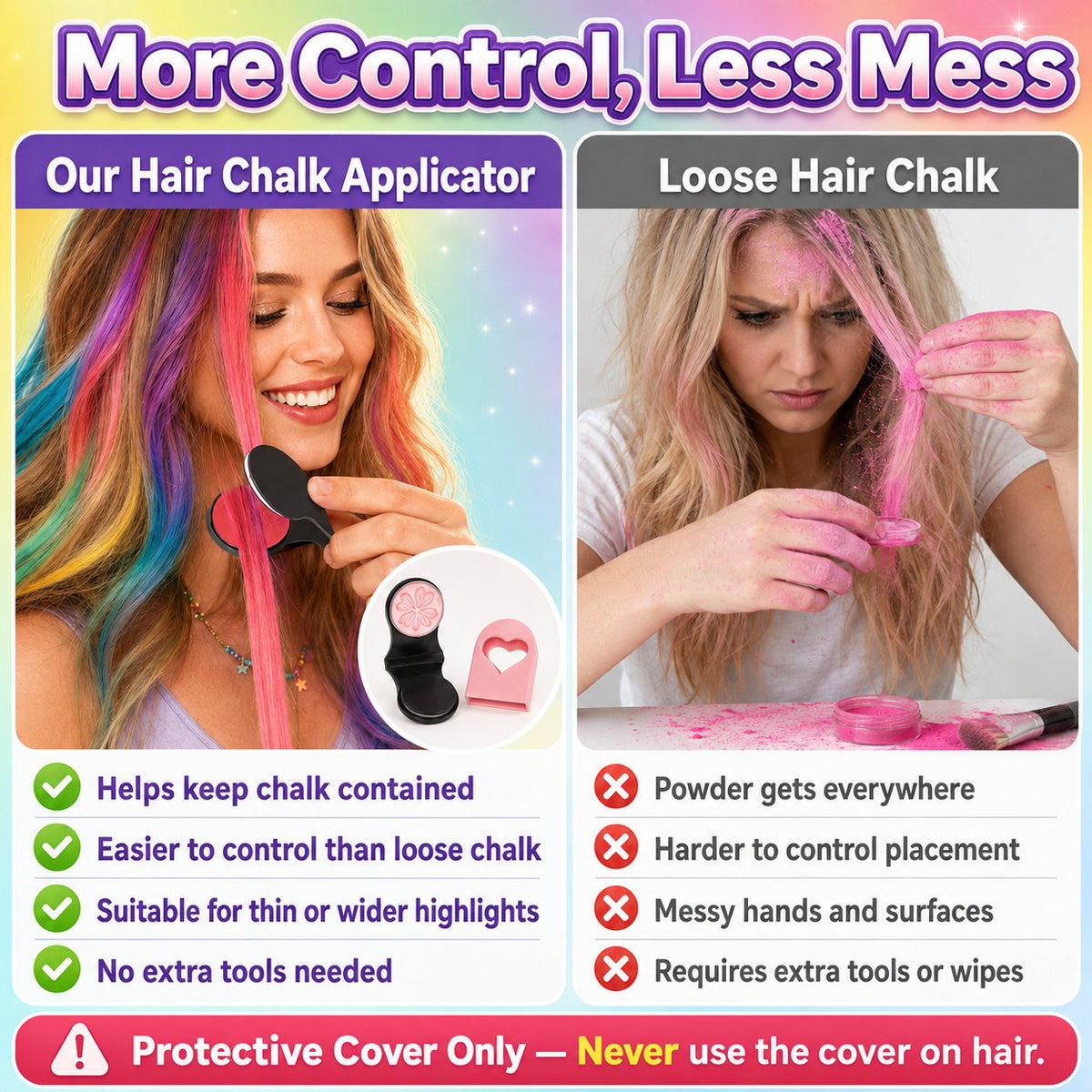 🌈Hair Chalk Applicator Set
