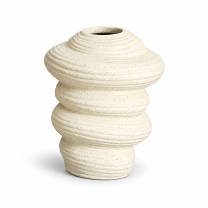 Donut-Shape Ceramic Vase